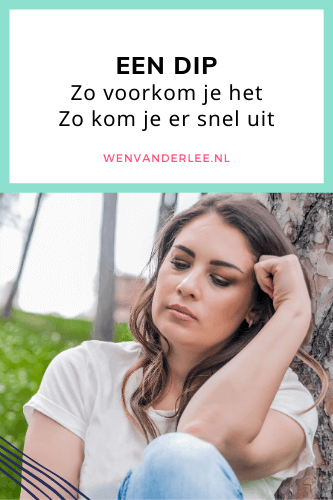 Blog Wen van der Lee Hoe voorkom je een dip of hoe kom je er snel weer uit